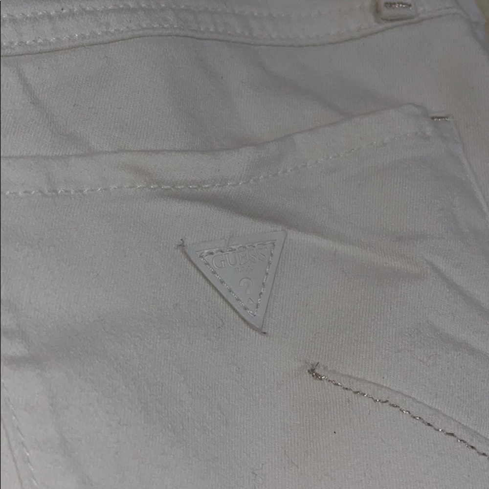 GUESS women’s shape up seamless white jeans size 4 - Picture 8 of 12
